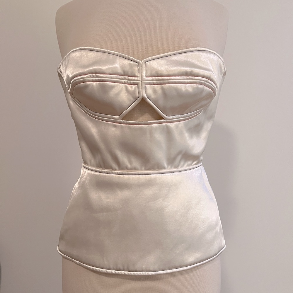 Victoria Beckham Strapless Top